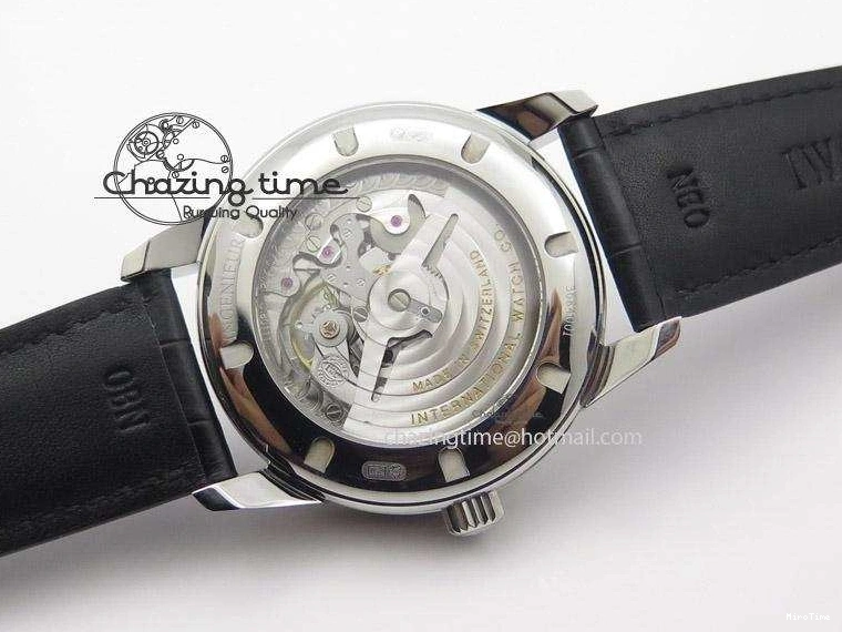 MIROTIME 0303 Affordable Ingeniuer St.Laurens SS Brown Dial MK 1:1 Best Edition On Black Leather Strap A 7365